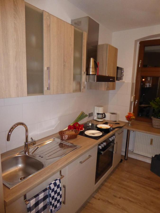Weiss-Ferienwohnung Quedlinburg Exterior foto